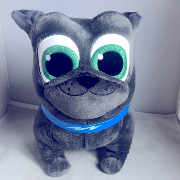 $5 each! DISNEY BUNDLE 2 Plush Dogs! Bingo & Rolly pals grey Pug stuffed Animal - Picture 2 of 16